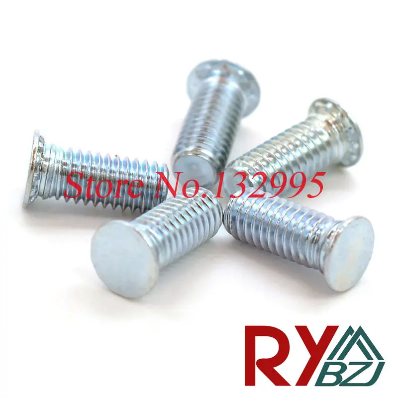 100pcs/lot M3,M4,M5,M6 M8*L PEM Pressure Riveting screw Pressure rivet