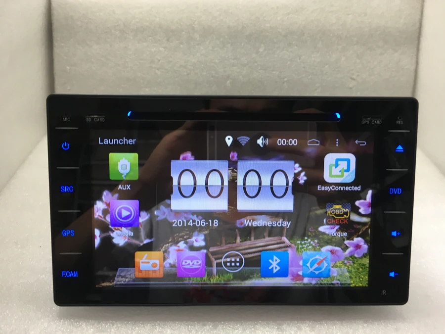 

android 6.0 quad core for TOYOTA hilux 2016 dvd player 1024*600 Car DVD Player 2din car 3g/wifi radio gps free shipping