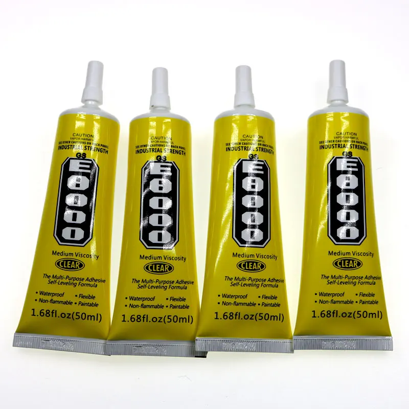 

KUQOW 50ml E-8000 multi-function glue E8000 nail rhinestone crystal DIY craft jewelry glue touch screen mobile phone repair