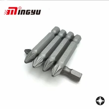 5 шт. 1/" 50 мм Pozidriv PZ2 Набор отверток Набор инструментов для ремонта отверток набор сверл с шестигранным хвостовиком для электропитания бытовые ручные инструменты