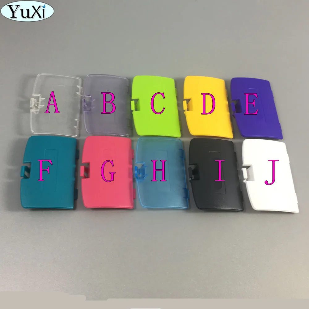 

[100PC/ LOT] 10 Colors Optional Battery Cover Case replacement for GBC Gameboy Color Game Console Repair