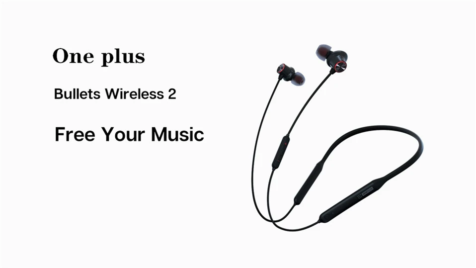 1.Original OnePlus Bullets Wireless 2 AptX Hybrid Magnetic Control Mic In Ear Earphone Fast Charge For Oneplus 77 Pro 6T