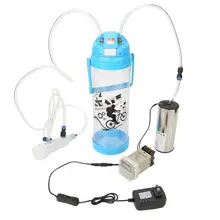 3л Доильная машина козья овца электрическая импульсная портативная электрическая импульсная Доильная машина фермерский молочный вакуумный насос