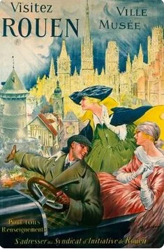 

Haute-Normandie France French Tour Travel Retro Poster Canvas Painting DIY Wall Paper Posters Home Decor Gift