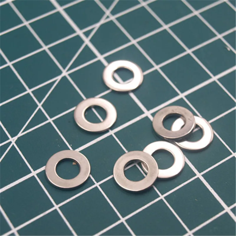 100pcs mini v wheel precision shims 5x8x1mm washer solid v wheel flat
