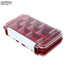 Чехол для рыбалки с двойным слоем прозрачной сетки отсек для хранения портативный водонепроницаемый приманки Крючки Органайзер снасти доступ