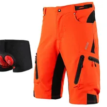 ARSUXEO, шорты для горного велосипеда, мужские, DH MTB, шорты для спуска, свободный крой, опционально, 3D, мягкое нижнее белье