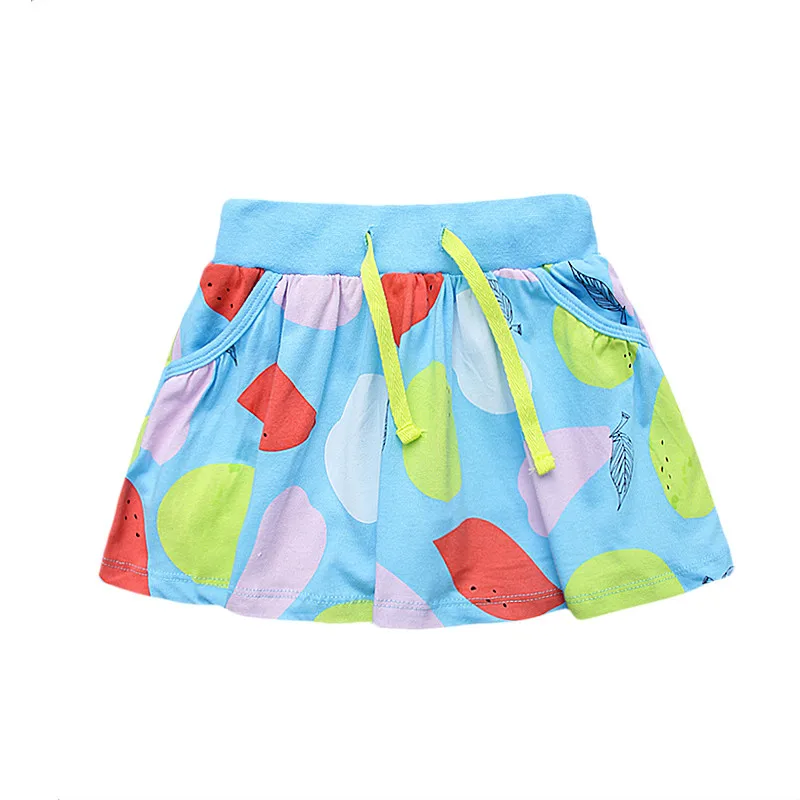 

Children skirts 18-6T hot selling cotton baby girl clothing printed floral pattern With straps casual summer kids girls skirt