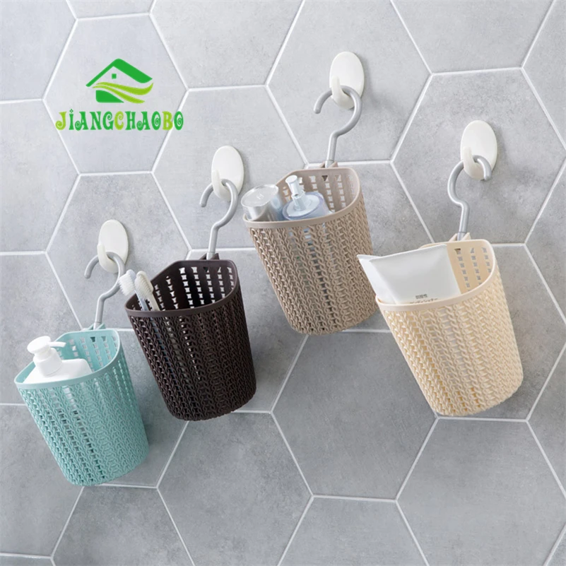 JiangChaoBo Plastic Drain Hanging Basket Bathroom Bathroom