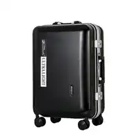 Carrylove 20 "24" アルミフレーム荷物スピナーハード側旅行スーツケースマットトロリー旅行ホイール