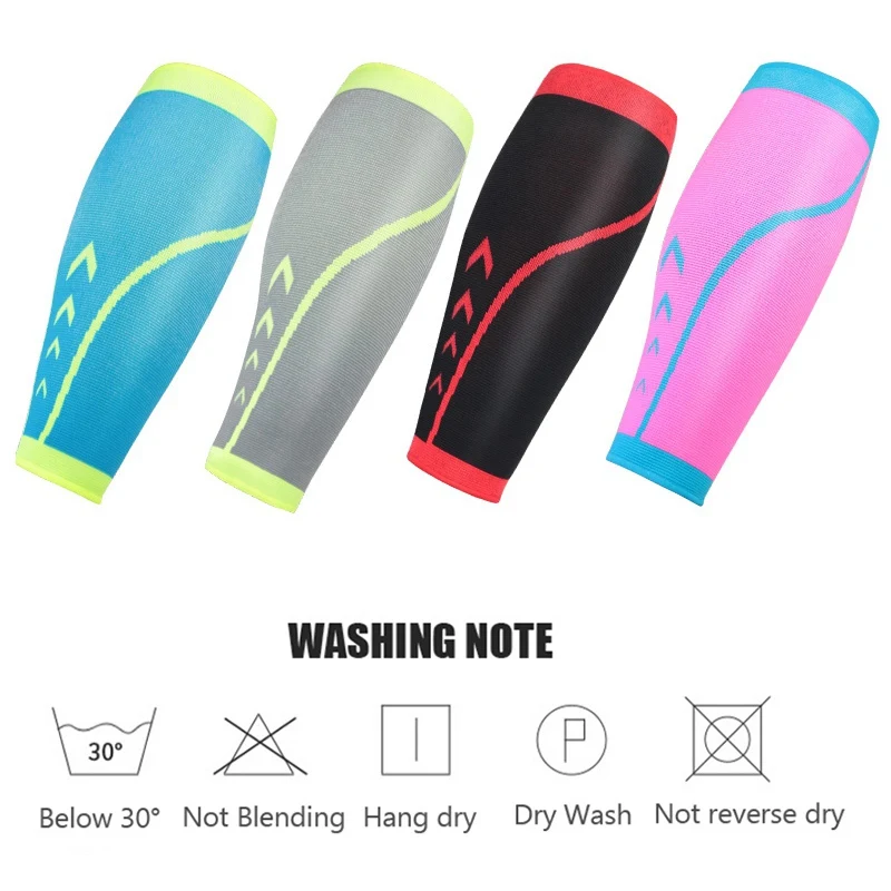 Спортивные Компрессионные ножные рукава баскетбольные футбольные щитки для голени поддержка беговых щитки облегчение боли Велоспорт Мужская спортивная одежда
