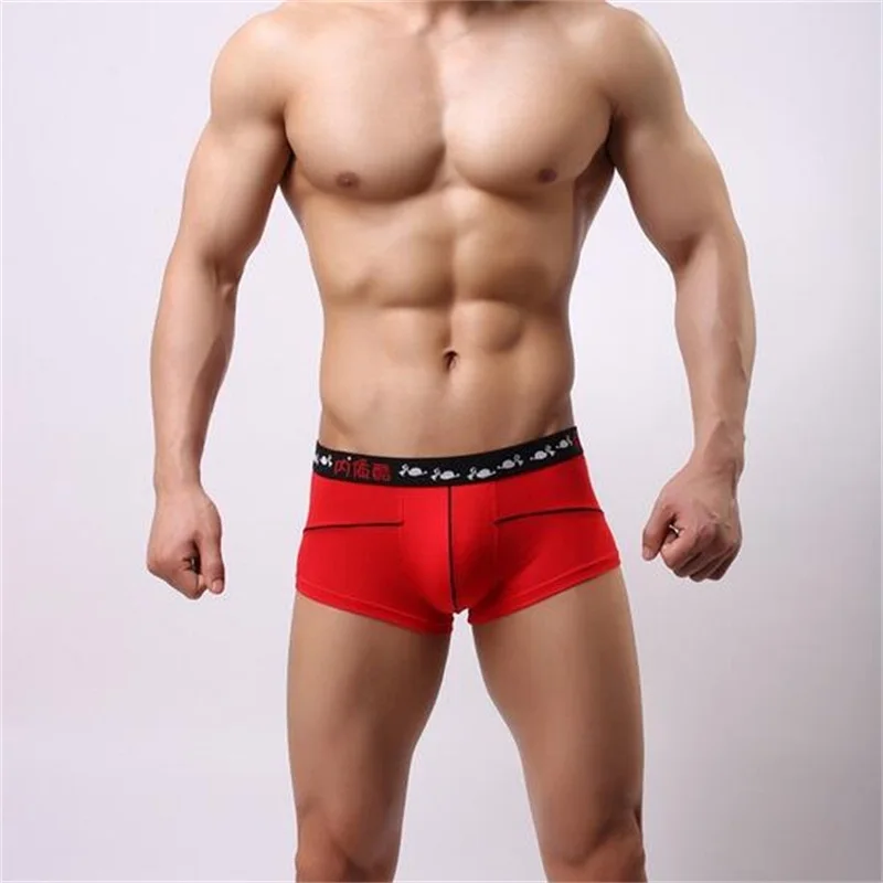Мужские трусы-боксеры сексуальное нижнее белье мужские шорты Cuecas Boxer модные