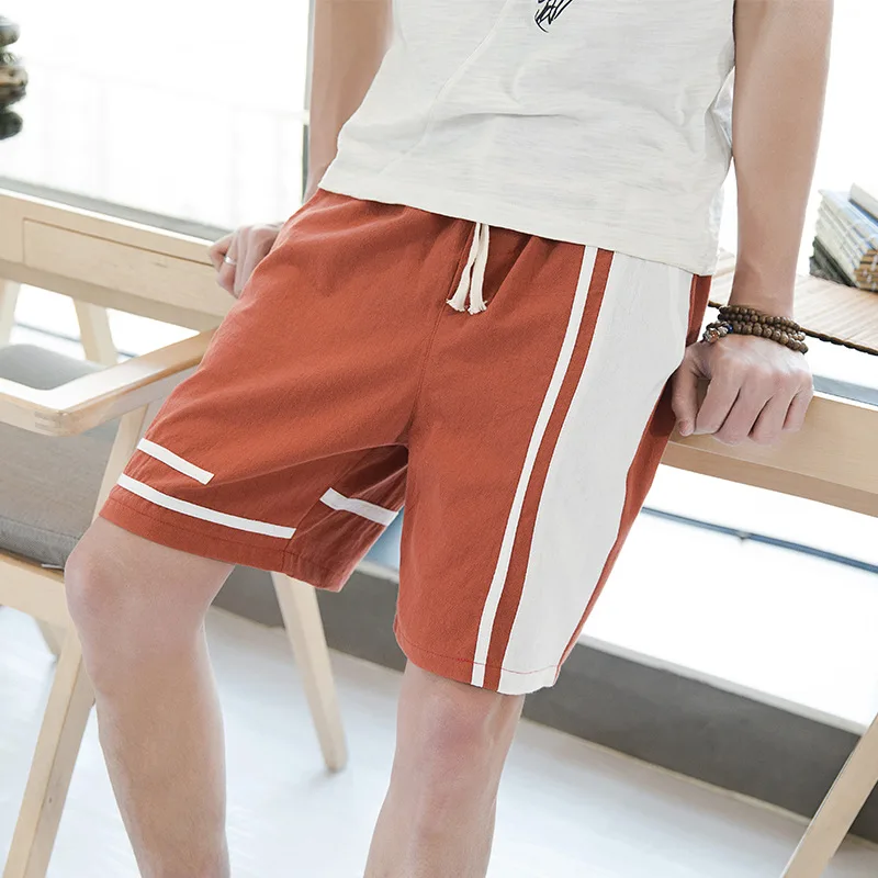 Повседневные мужские шорты дышащие треники из хлопка шорты летние тонкие большие размеры по колено короткие Hombre