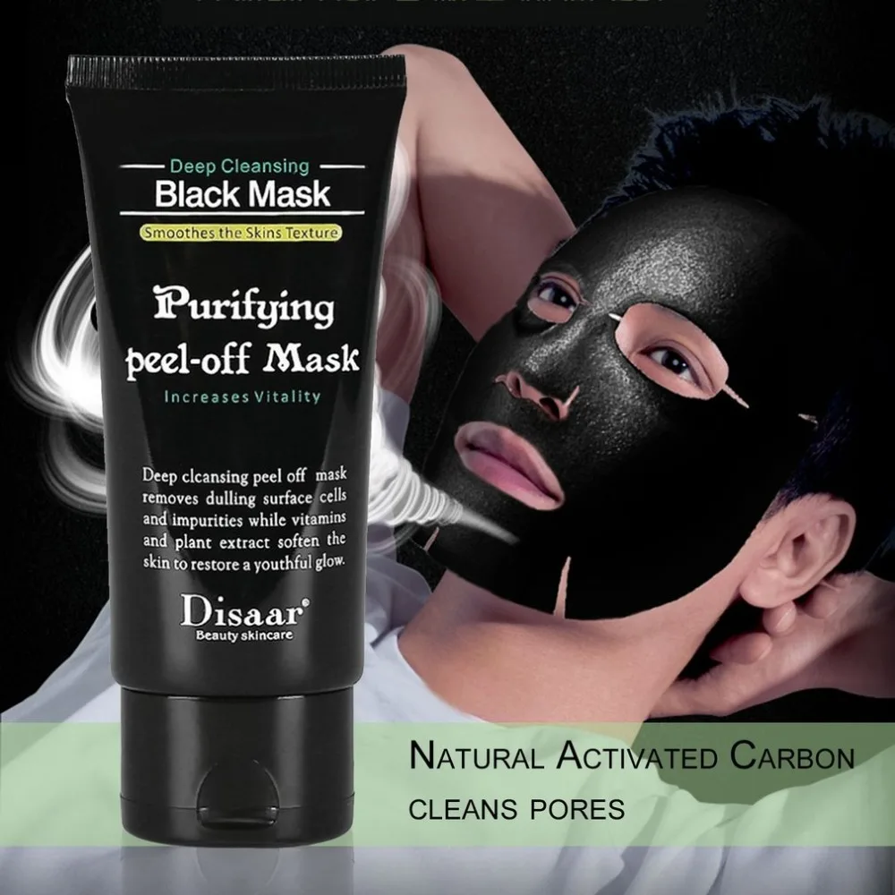 DISAAR Bamboo Charcoal Mask Black Head Remove Purifying Peel Off Mask