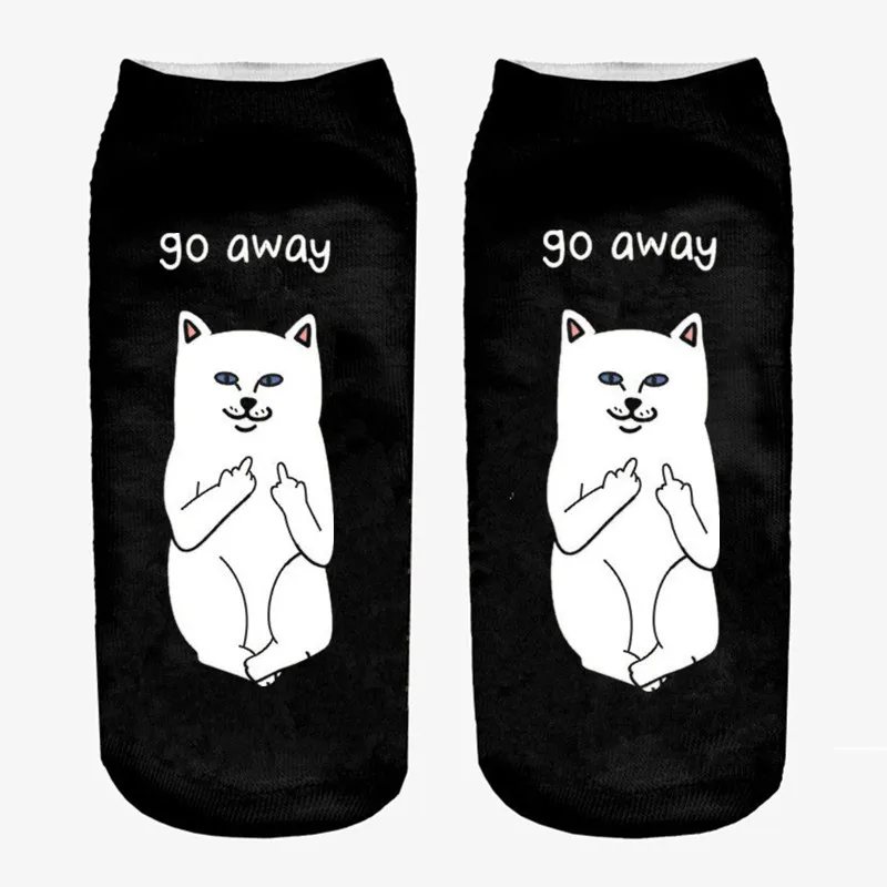 

SLMVIAN New 3D Printing Women Clothing Woman Socks Unisex Cute Low Cut Ankle Sock Multiple Colors Lady Casual Funny Shape