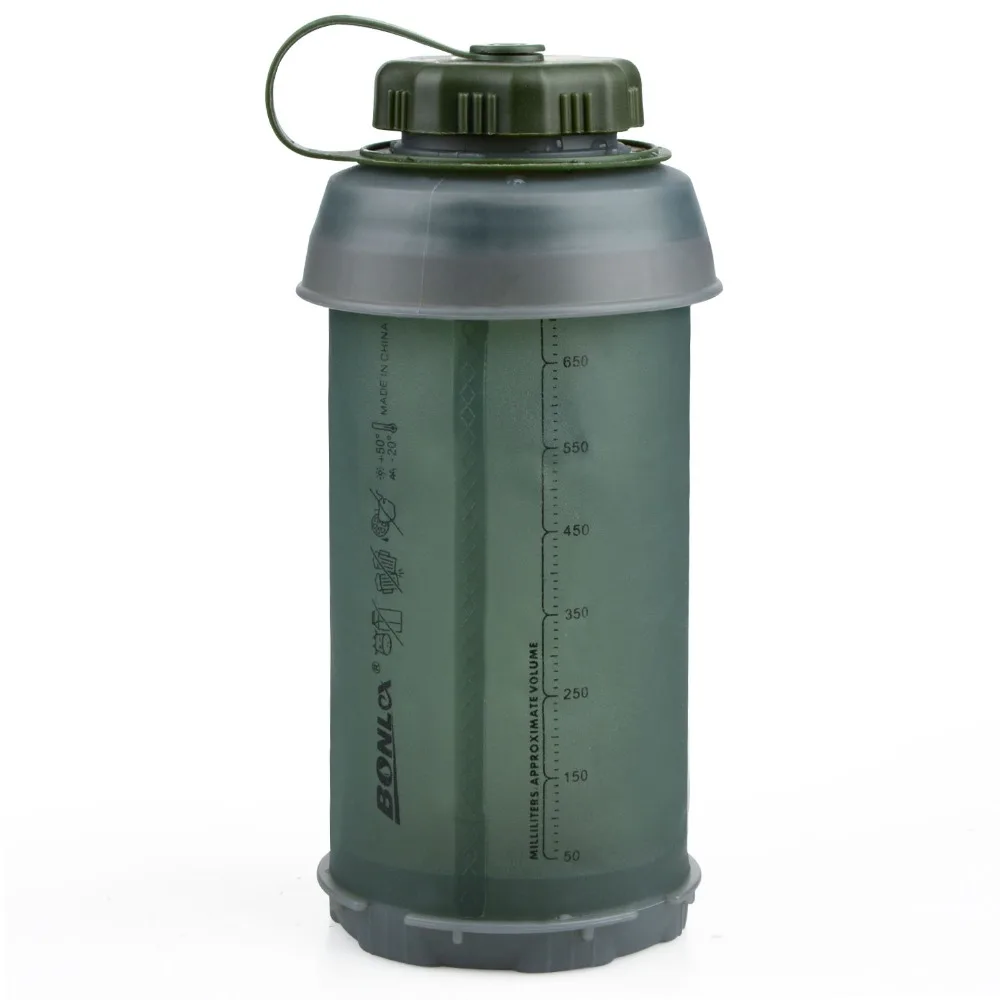 750ML Portable Outdoor Collapsible Sport TPU Soft Water Bottle Folding Kettle Water Bottle Camping Travel Running water bottle,sports water bottle,sports bottle