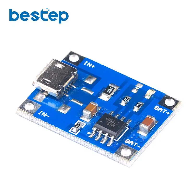 1 шт. Micro USB 5 в а 18650 TP4056 модуль зарядного устройства литиевой батареи зарядная