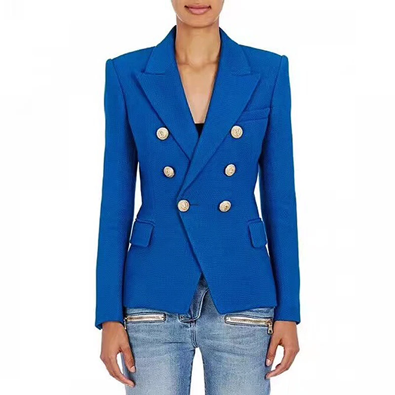 HIGH QUALITY Newest 2018 Baroque Designer Blazer Women's