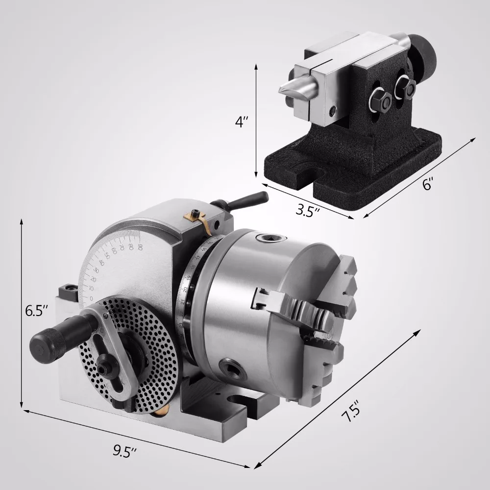 5 "indicizzazione dividendo testina mandrino fresatura ЧПУ