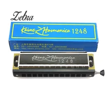 New Arrival Kaine.Z 12 Holes 48 Tones C Key Chromatic Harmonica For Beginners KZ1248 Music Instruments