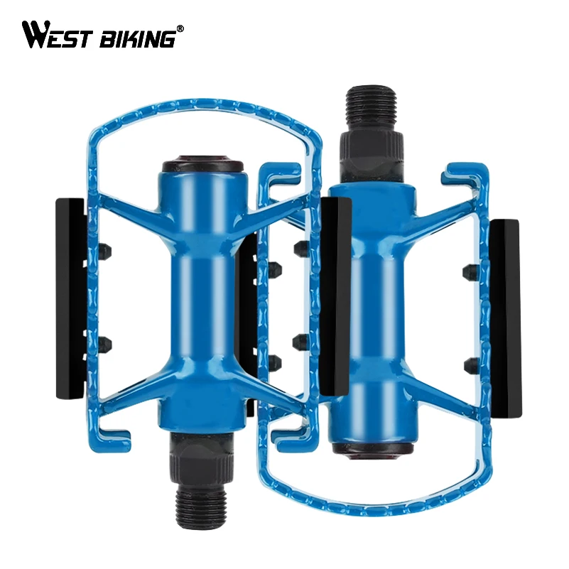 Велосипедные педали WEST BIKING противоскользящая платформа из сплава для горных и