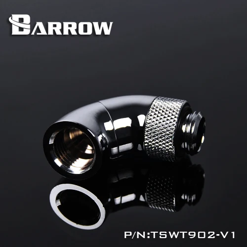 Barrow G1/4 белый черный серебристый двойной вращающийся на 90 градусов удлинитель IG1/4