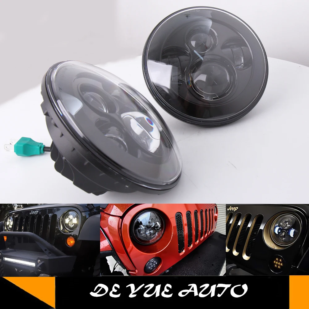 Emark для Hummer H1 H2 7 &quotсветодиодный фонарь дальнего и ближнего света Рабочий