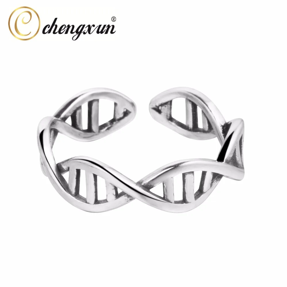

CHENGXUN Ring Infinity Criss Cross Knot Finger Ring Unisex Men Jewelry Open Adjustable Size Rings for Women