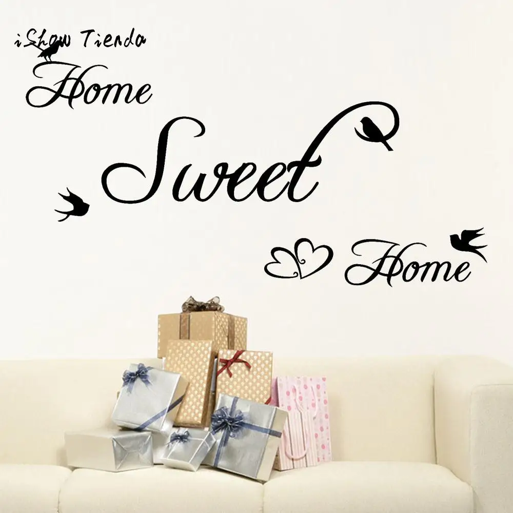 Hogar Dulce Hogar Pegatinas De Pared Arte Extraibles Vinilo Mural Para Habitacion De La Casa Decoracion Chico Habitacion Vinilos Decorative Para Paredes Adhesivos Para Pared Aliexpress