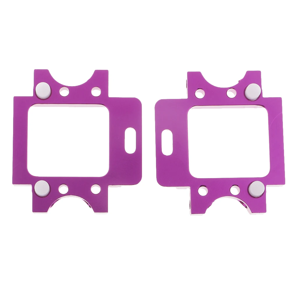 Aluminum Rear Gear Box Mount 2PC for HSP 94103 94123 94111 94107 94108 94170 RC Car Upgrade Parts