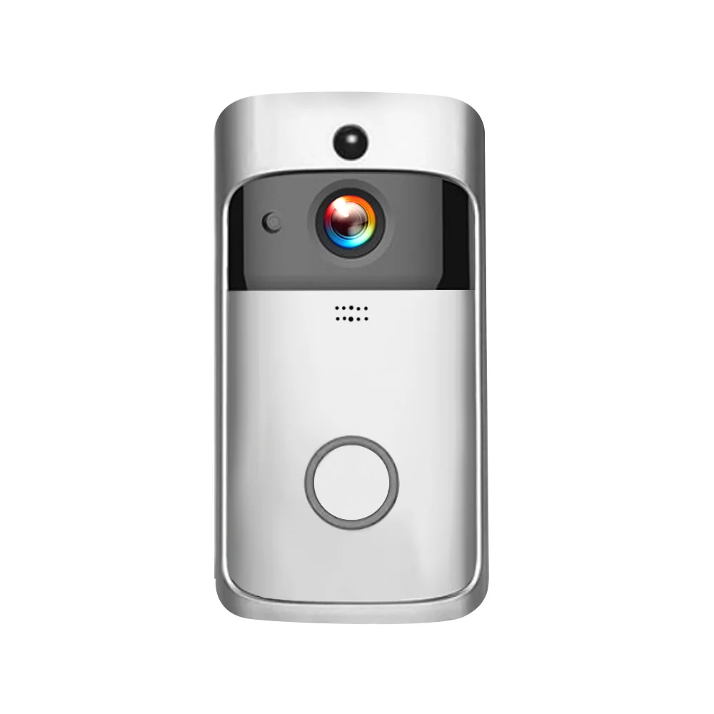 WiFi умный беспроводной дверной звонок безопасности HD 720P визуальный домофон Запись Видео дверной телефон Удаленный домашний мониторинг
