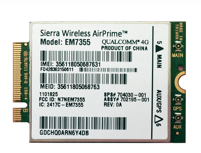 Gobi5000 EM7355 LTE/EVDO/HSPA WWAN NGFF Card Unlock 4G Module for HP EliteBook 820 G1 840 G1850 G1 ZBook 14 15 SPS 704030-001 цена Gobi5000 EM7355 LTE/EVDO/HSPA WWAN NGFF Card Unlock 4G Module for HP EliteBook 820 G1 840 G1850 G1 ZBook 14 15 SPS 704030-001 цены онлайн