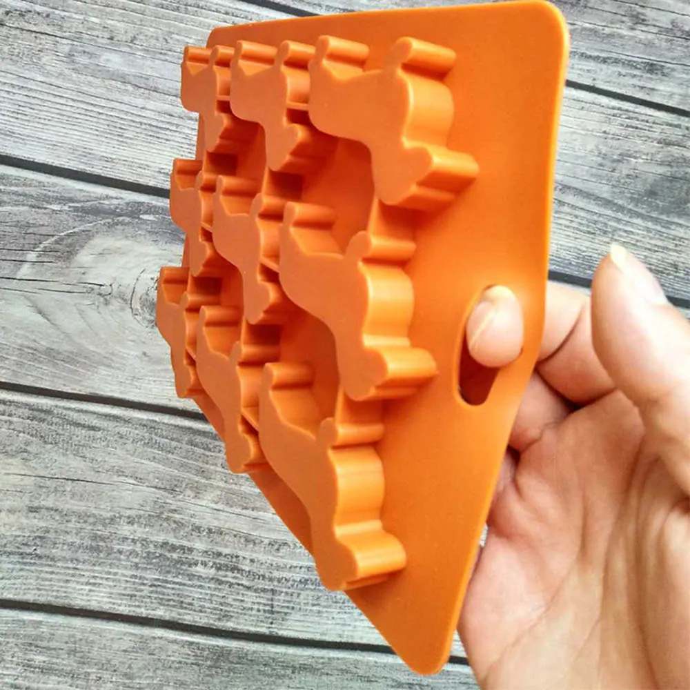 DIY домашний поднос для льда креативный силиконовый щенок таксы в форме кубика льда шоколадные печенья кухонные принадлежности Прямая поставка