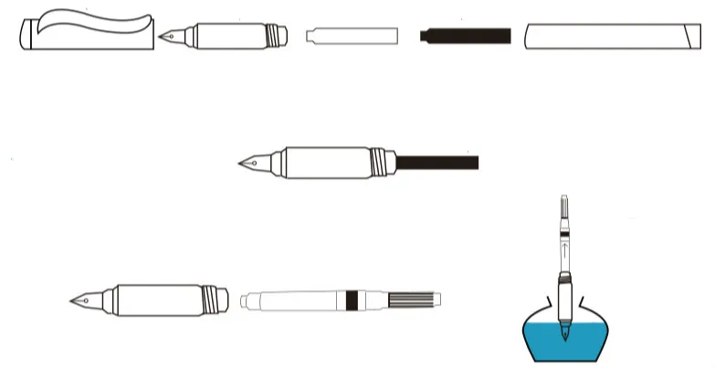 Высококачественная классическая авторучка Schneider EF 0,35 мм Iraurita перо для студентов чернильный картридж ручка канцелярские принадлежности для офиса и школы