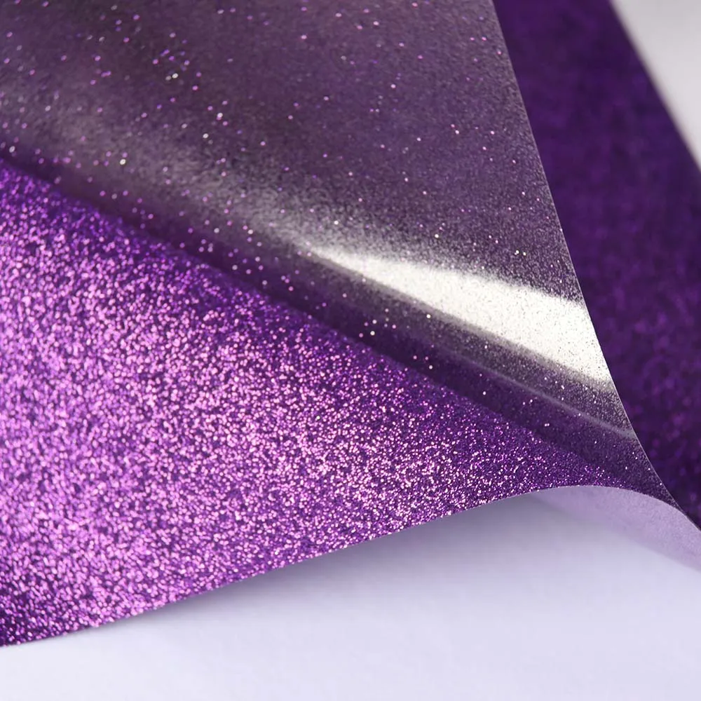 HOHOFILM фиолетовый блеск теплопередачи виниловая режущая пленка, термопресс ПУ железо-на для текстиля Рождество DIY подарок