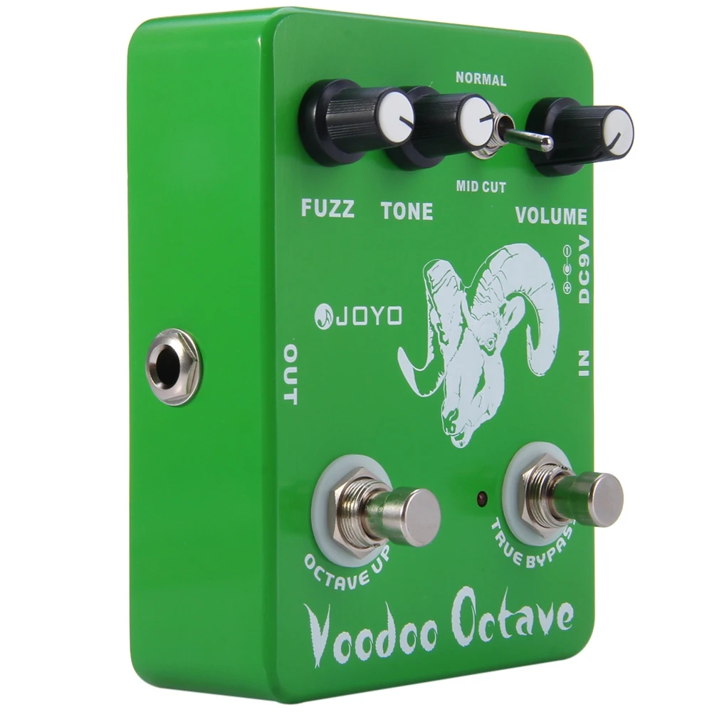 Voodoo Octave Fuzz педаль эффектов для электрогитары настоящий Обход Дизайн бас