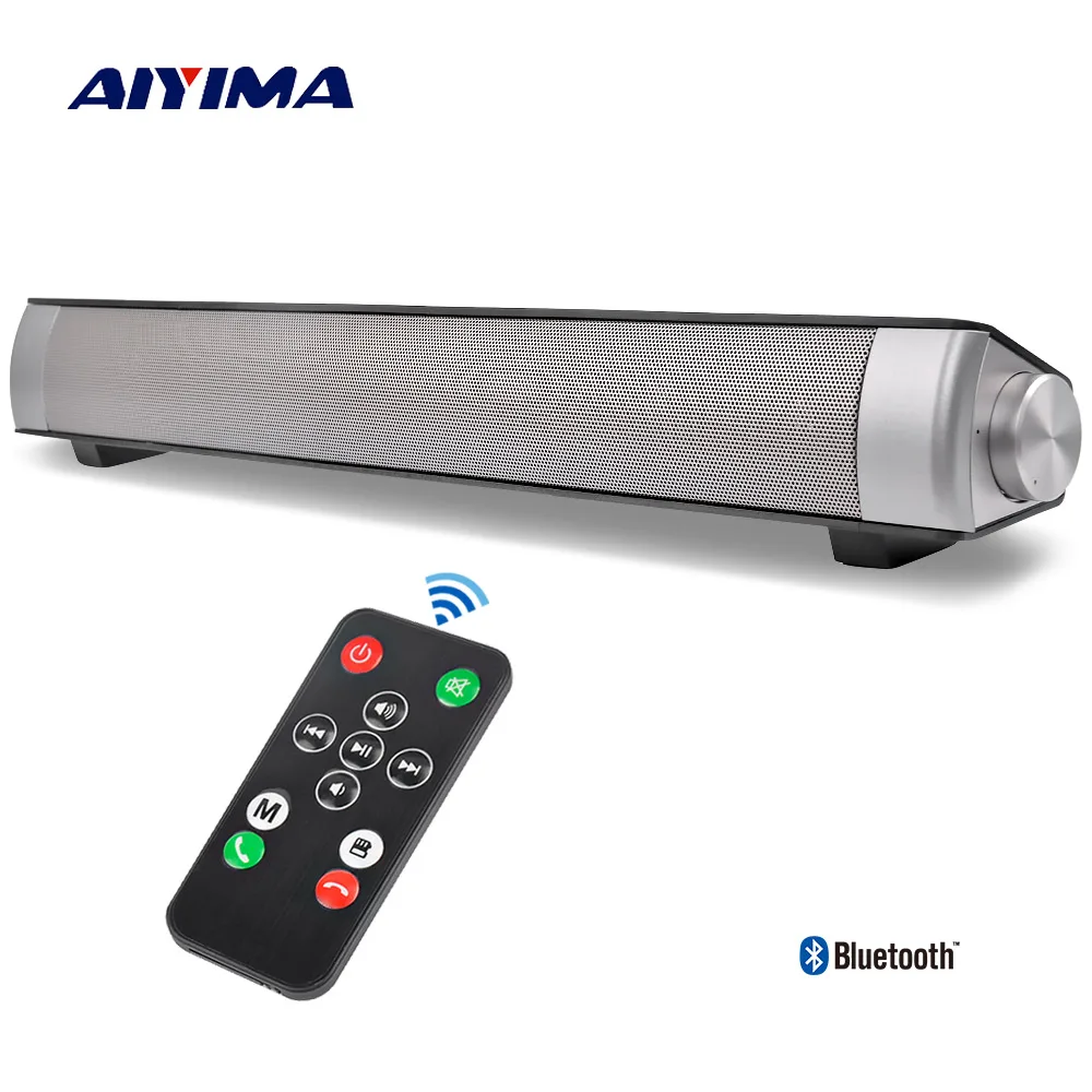 Портативная беспроводная звуковая панель AIYIMA Bluetooth колонка ТВ USB для ПК s домашний