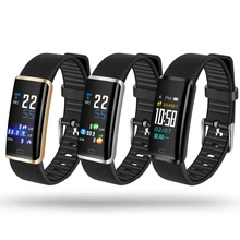 Good Bracelet Exercise Tracker Bluetooth USB Charging Coronary heart Price Monitor Sleep Pedometer Blood Strain IP67 Waterproof Watch