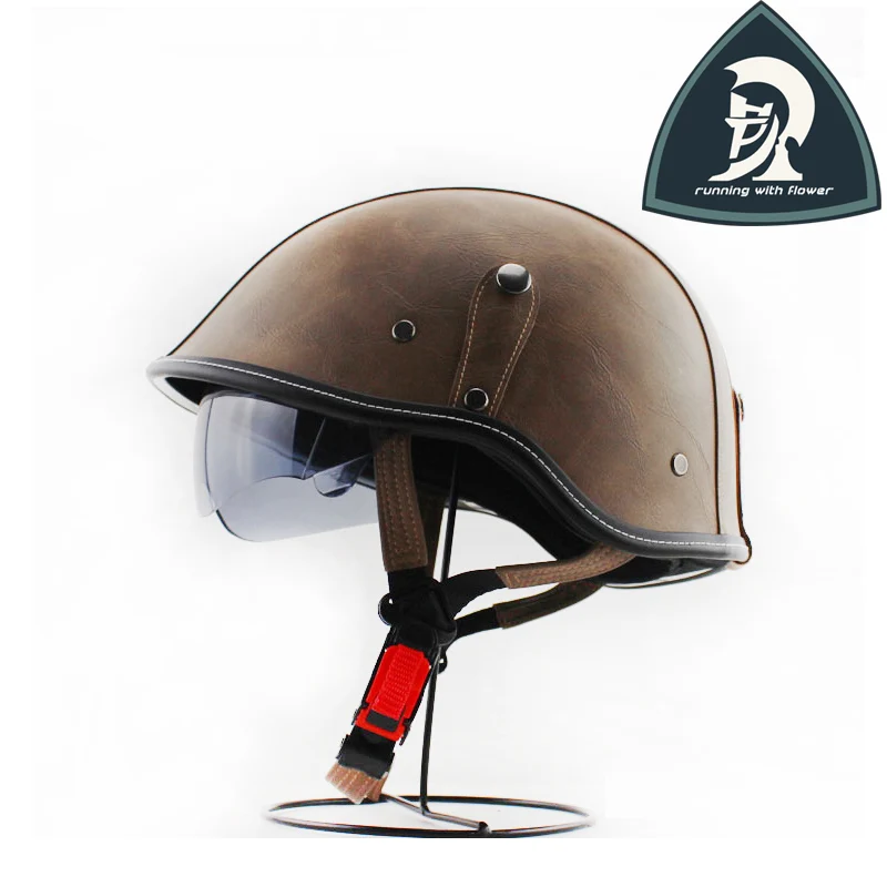 New Brand Women and Mens DOT Harley Helmets With Visor ABS Shell