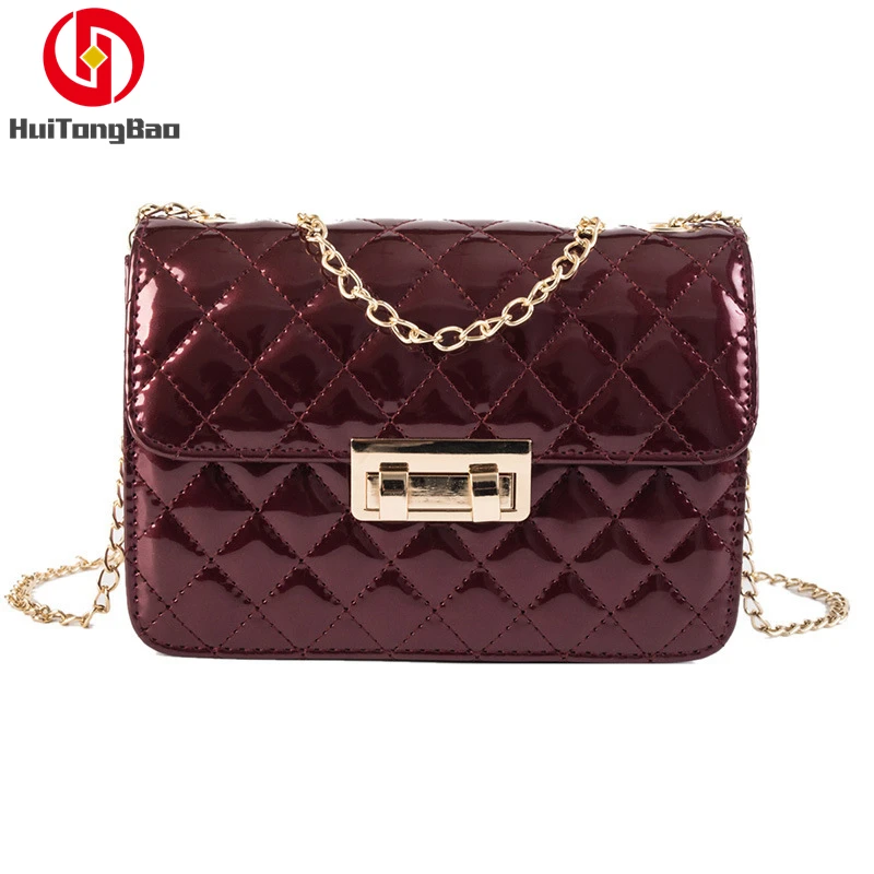

Women Small Single Shoulder Chain Bag Crossbody Diamond Lattice Soft Messenger Flap Fur Cover Party Leather Shopper Fashion Bags