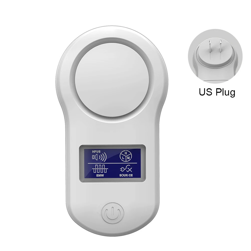 

High Power Touch Button Anti-mosquito Mouse Electronic Wave Dynamic Frequency Conversion LCD Display Pest Repeller Supersonic