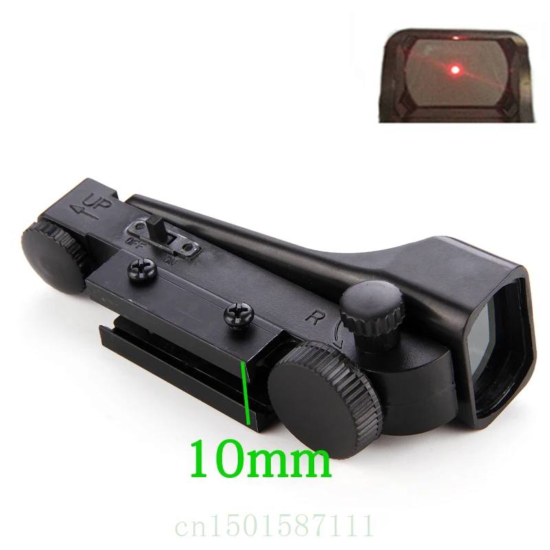 

Free Shipping Tactical Reflex sight Red Dot Sight Scope Wide View Airgun 1x20x30 Riflescope Airsoft for 20mm Weaver Rail Mounts