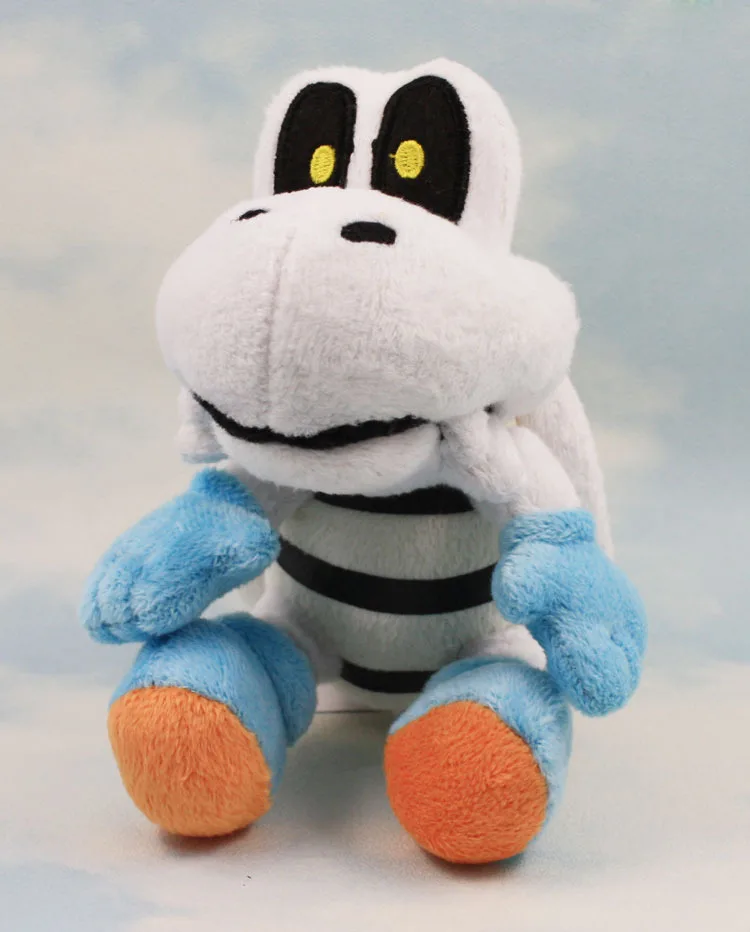 1PCS Free Shipping 2017 Cute Super Mario Bros 15cm Plush Dry Bones Soft Toy Stuffed Animal