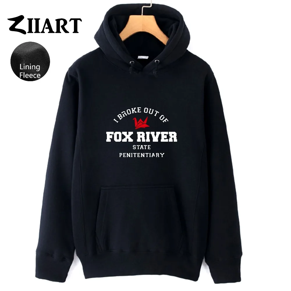 

Prison Break scofield fox river state Paper Crane EST 2005 Duck Swan Girls Woman Autumn Winter Fleece Hoodies ZIIART