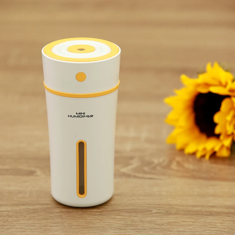 

Hot Heart Cup Humidifier Warm Night Light Home Car Air Purifier 300ML High Capacity Living Room Diffuser Mist Maker Fogger