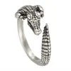 Cxwind-Anillo de caimán de cocodrilo salvaje ajustable, de bronce antiguo, bohemio, elegante, Animal, anillos para boda ► Foto 3/6
