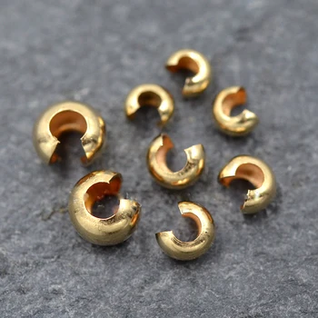 

PINJEAS handmade 14k gold filling Crescent-shaped package deduction C-shaped clasp envelope line findings for diy jewelry