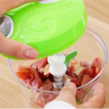 1 шт. ручной измельчитель для пищевых продуктов, бытовой измельчитель овощей, измельчитель, Многофункциональный кухонный комбайн, мясорубка, дробилка, бленда