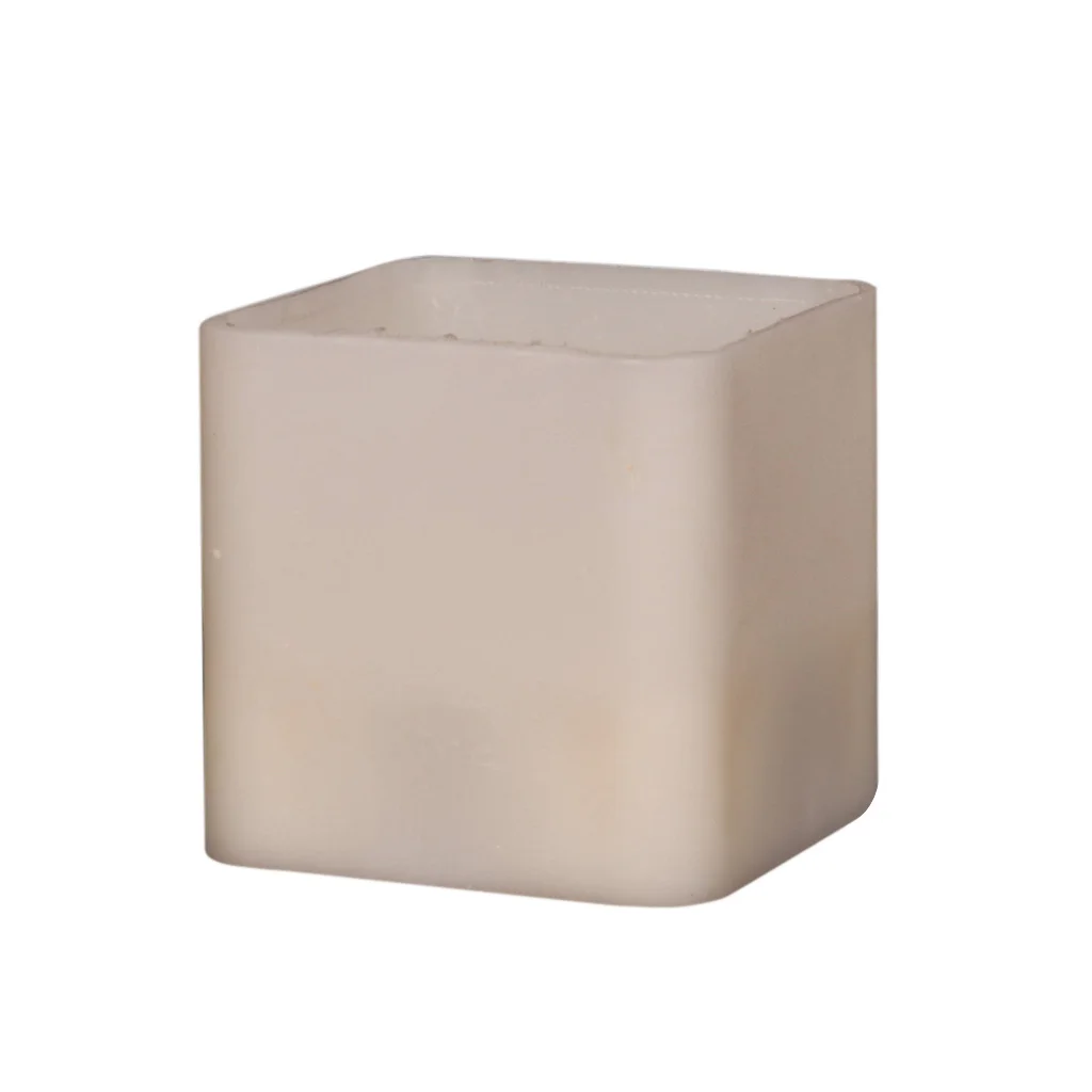 Baoblaze Cube Shaped Flameless Votive Candle Flickering Tea Light Battery Candle with On/Off Swtich for Wedding Decor