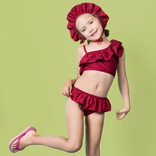 Дети девушки в купальнике Bebe бикини Купальники набор бикини Дети Девочка Купальники Модный Купальник